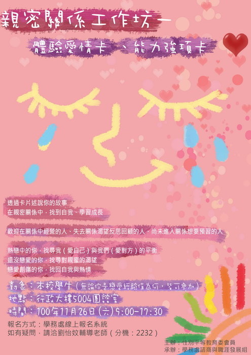 親密關係工作坊圖片