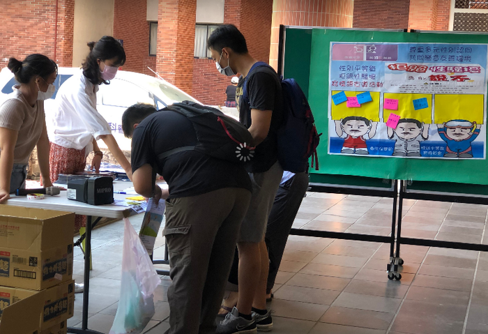學務處－性別平等、性態度之問卷調查及暨拒絕性騷擾寫標語宣導圖片
